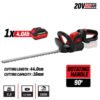 KumatsuGen Ψαλίδι Μπορντούρας Μπαταρίας 20V (46cm, Ø16mm) – KDC351